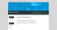 Desktop Screenshot of mogonursery.com.au